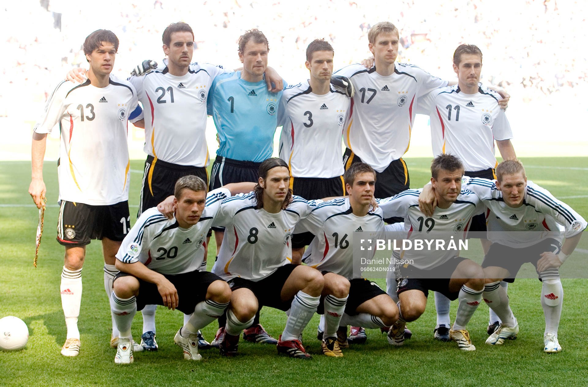Fotboll, VM 2006, lagbild, startelva, Tyskland