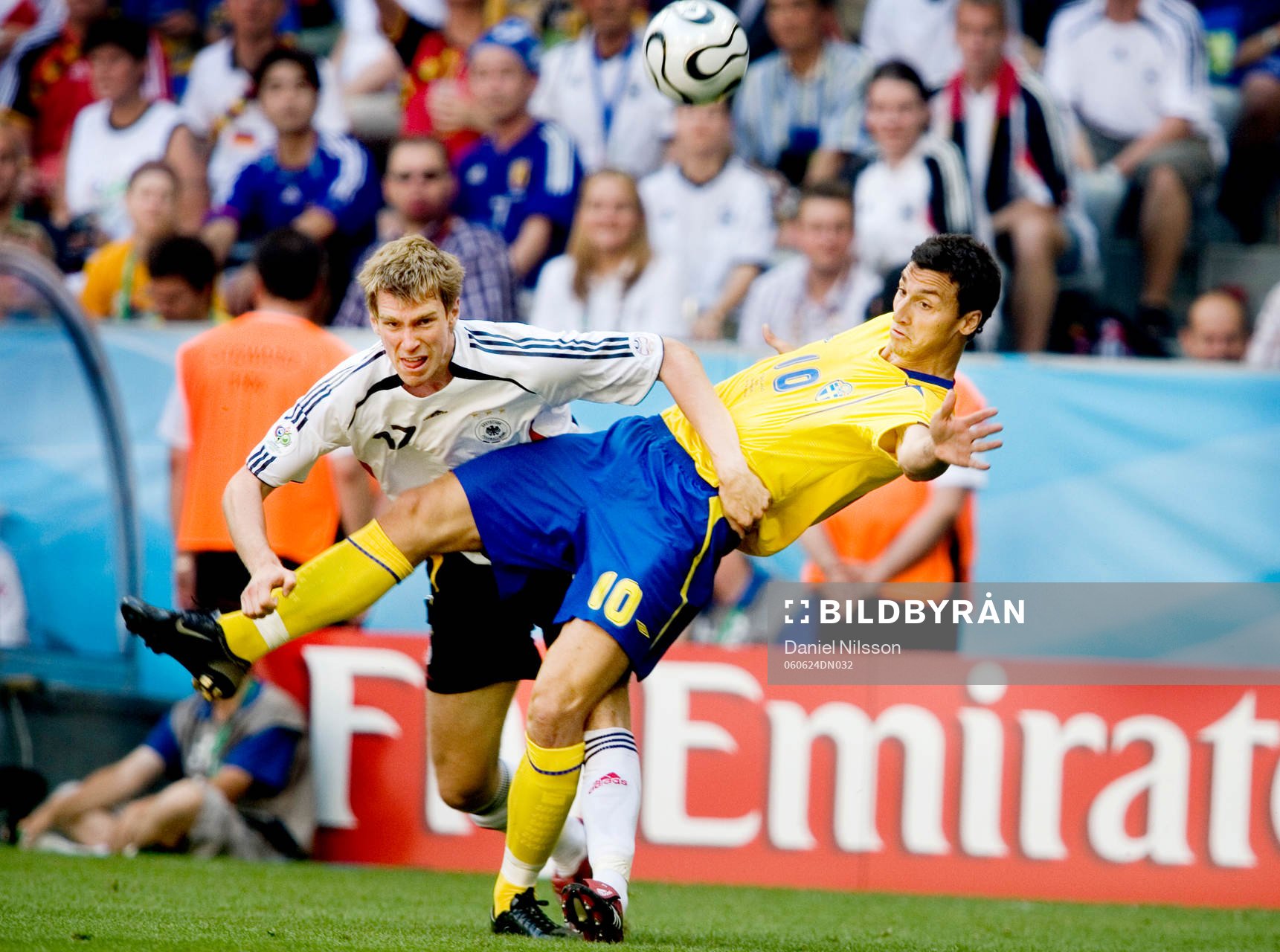 Zlatan Ibrahimovic, Sverige och Per Mertesacker, Tyskland