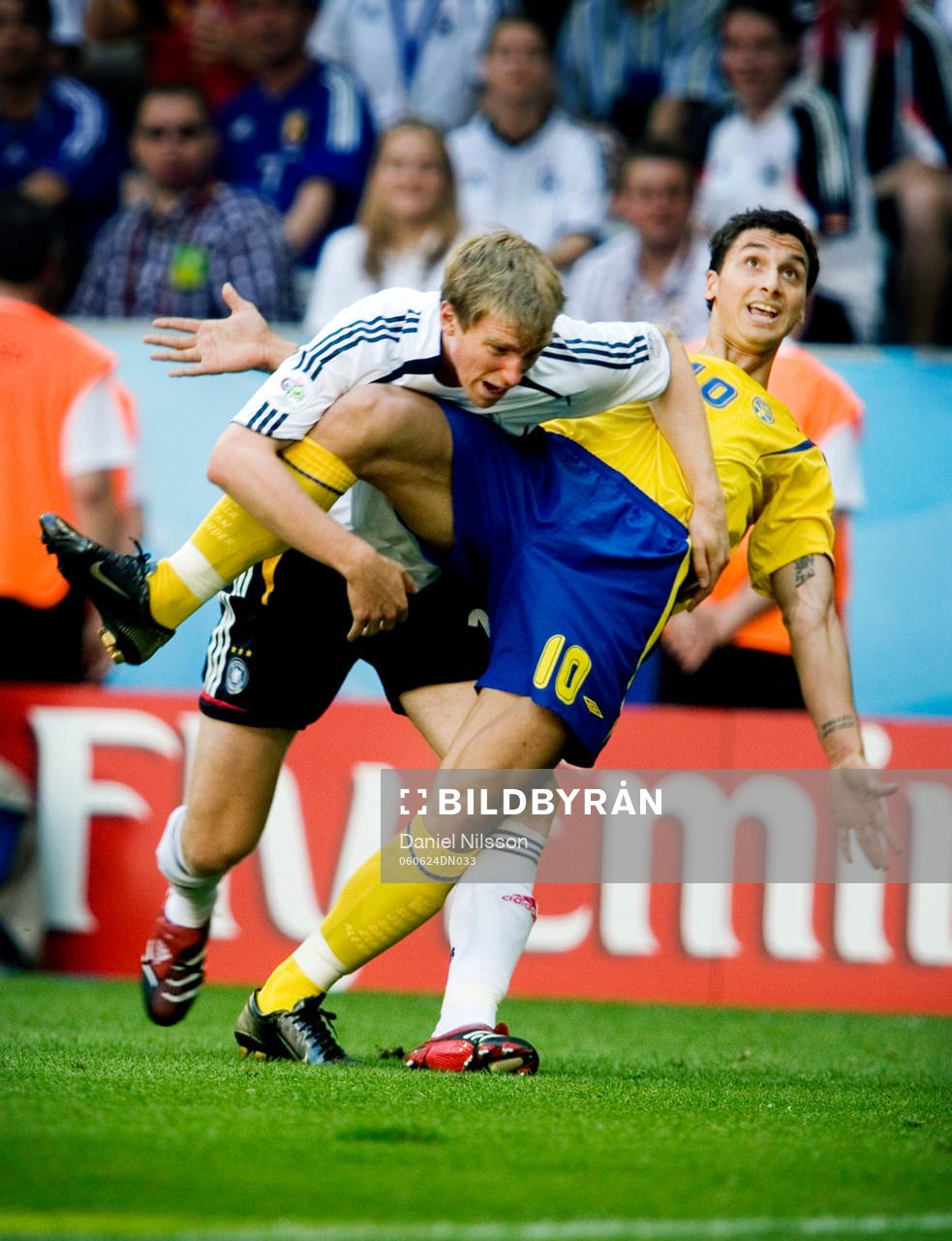 Zlatan Ibrahimovic, Sverige och Per Mertesacker, Tyskland