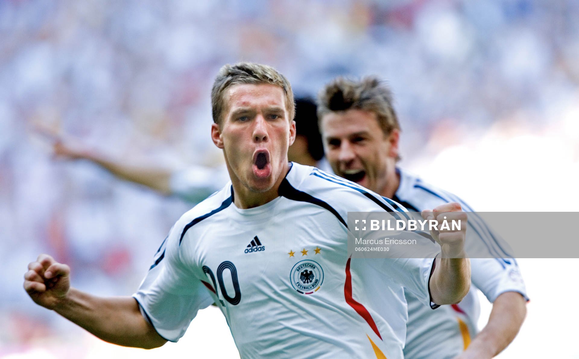 Lukas Podolski, Tyskland (Jubel)