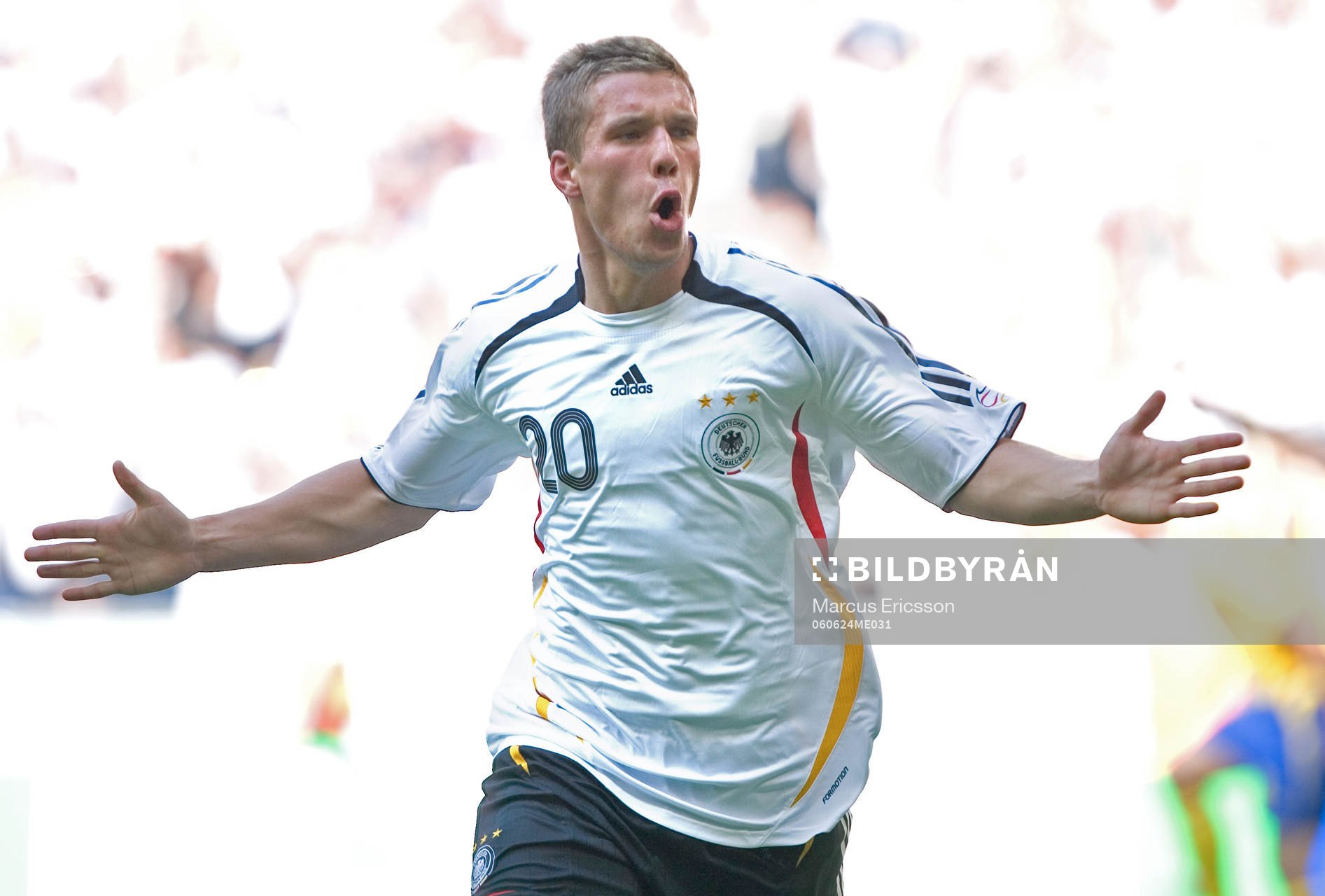Lukas Podolski, Tyskland (Jubel)