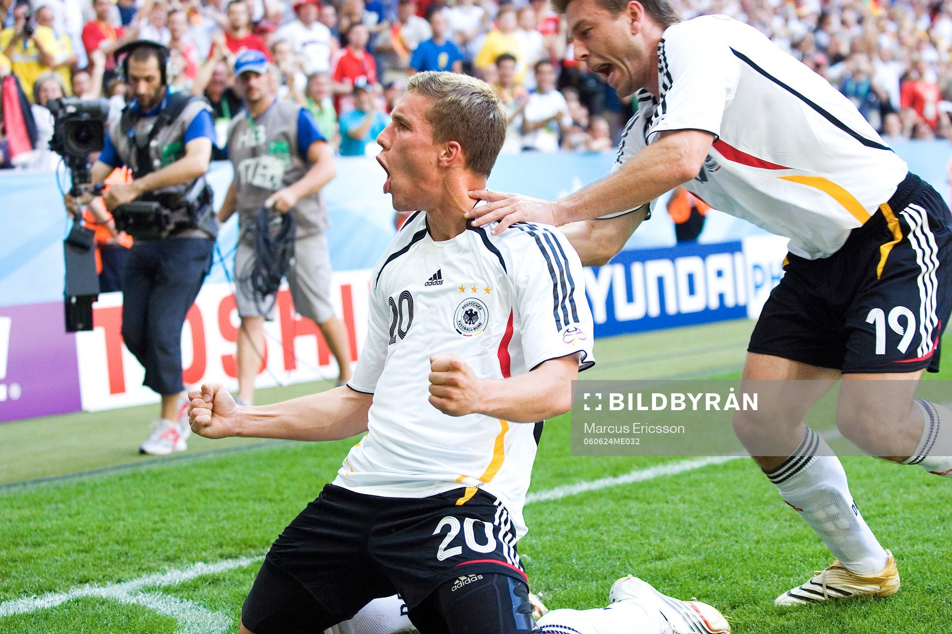 Lukas Podolski, Tyskland (Jubel)
