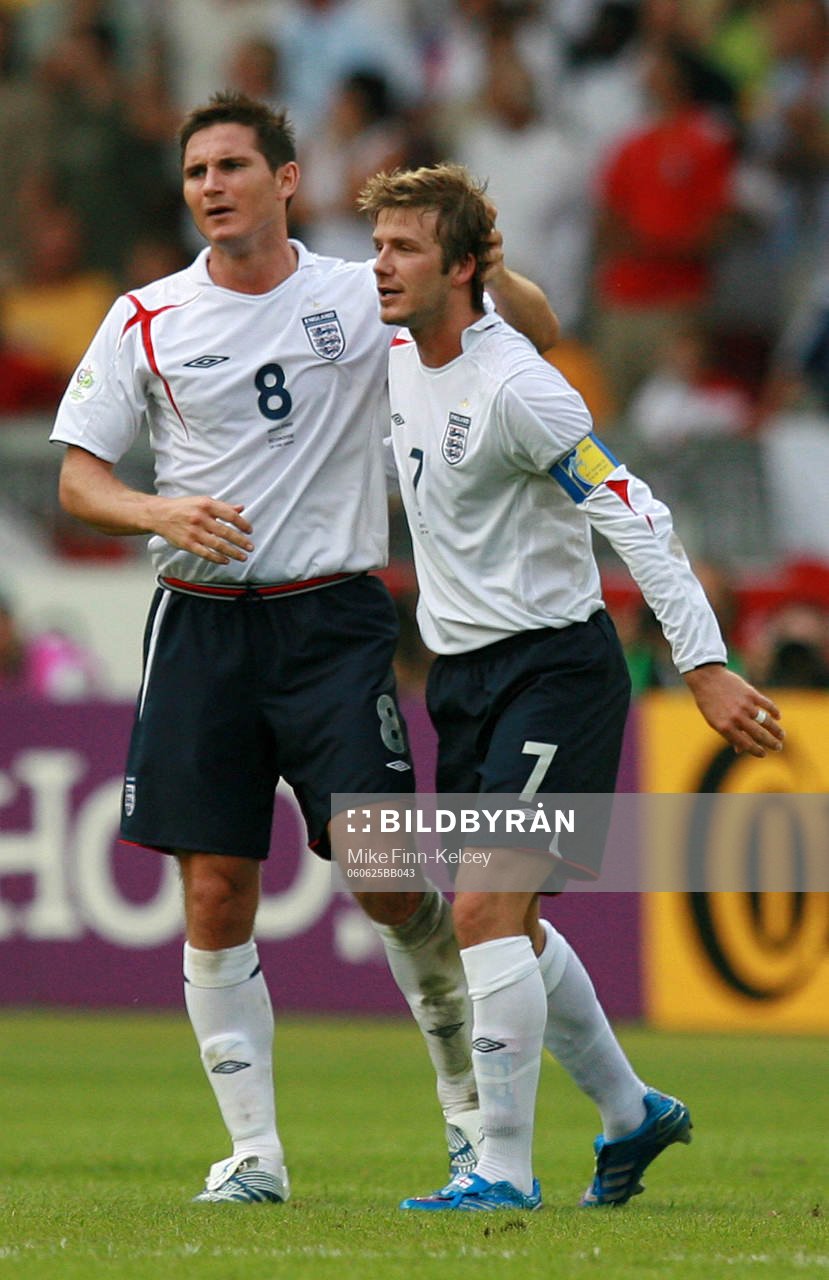 Frank Lampard och David Beckham