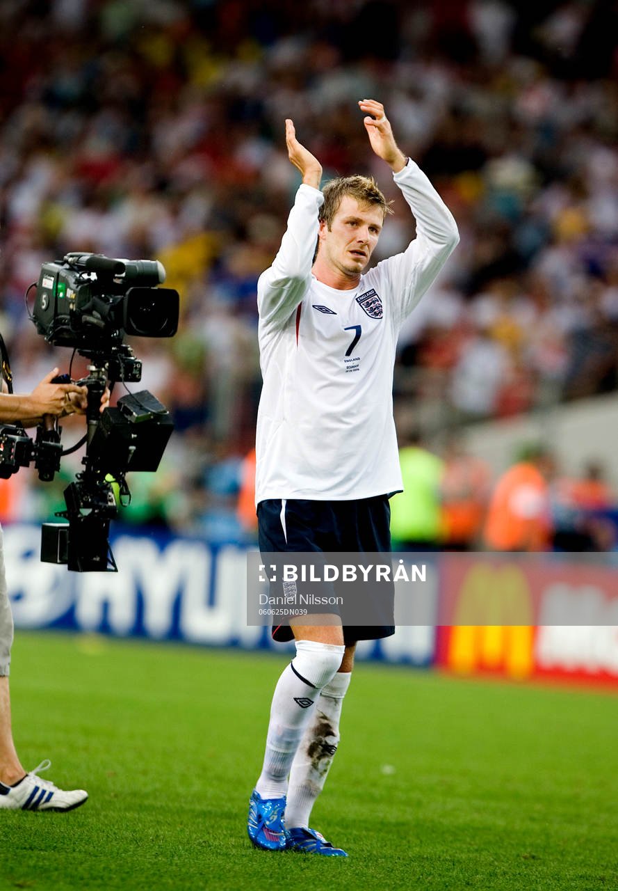 David Beckham, England, jubel