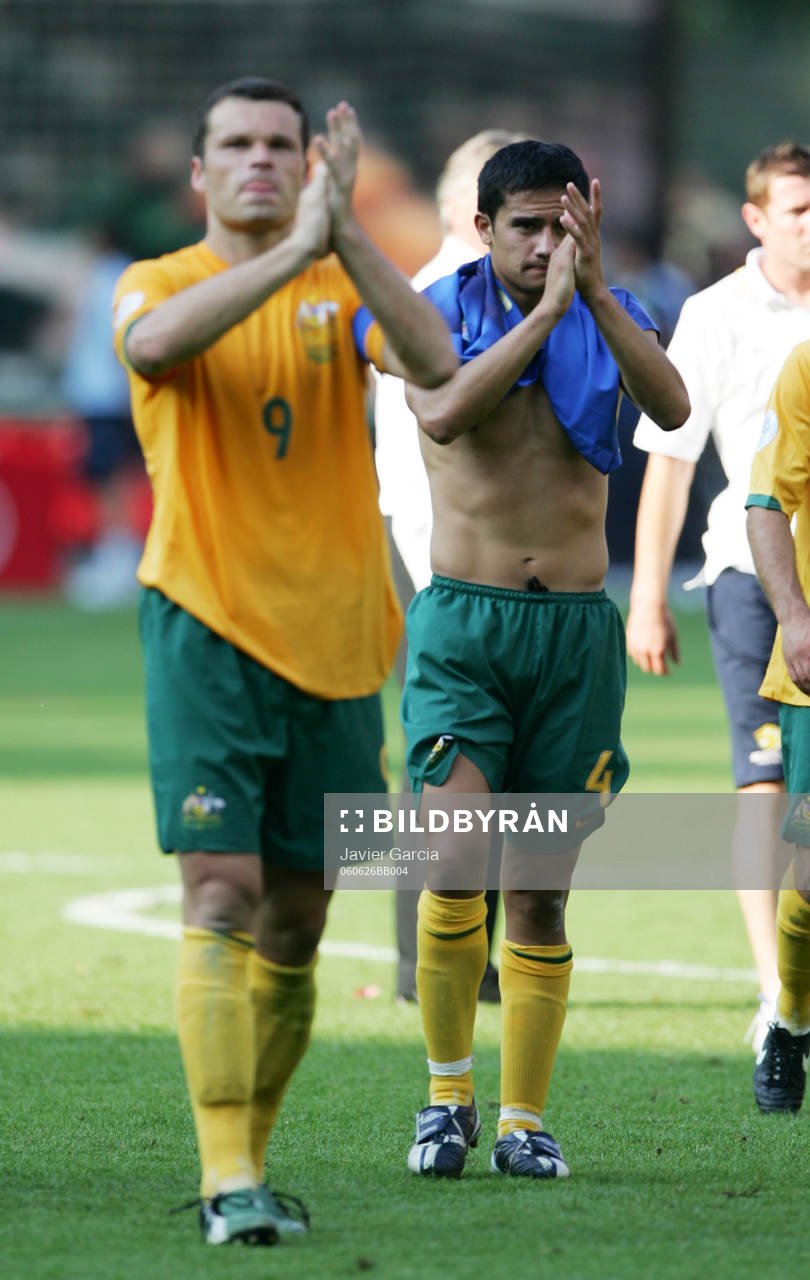 Mark Viduka och Tim Cahill, Australien (Depp)