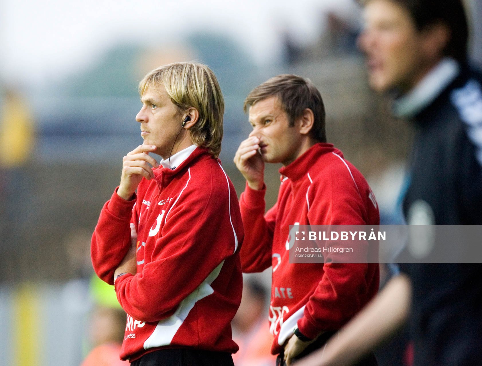 Tony Gustavsson, tränare och Andreas Pettersson,