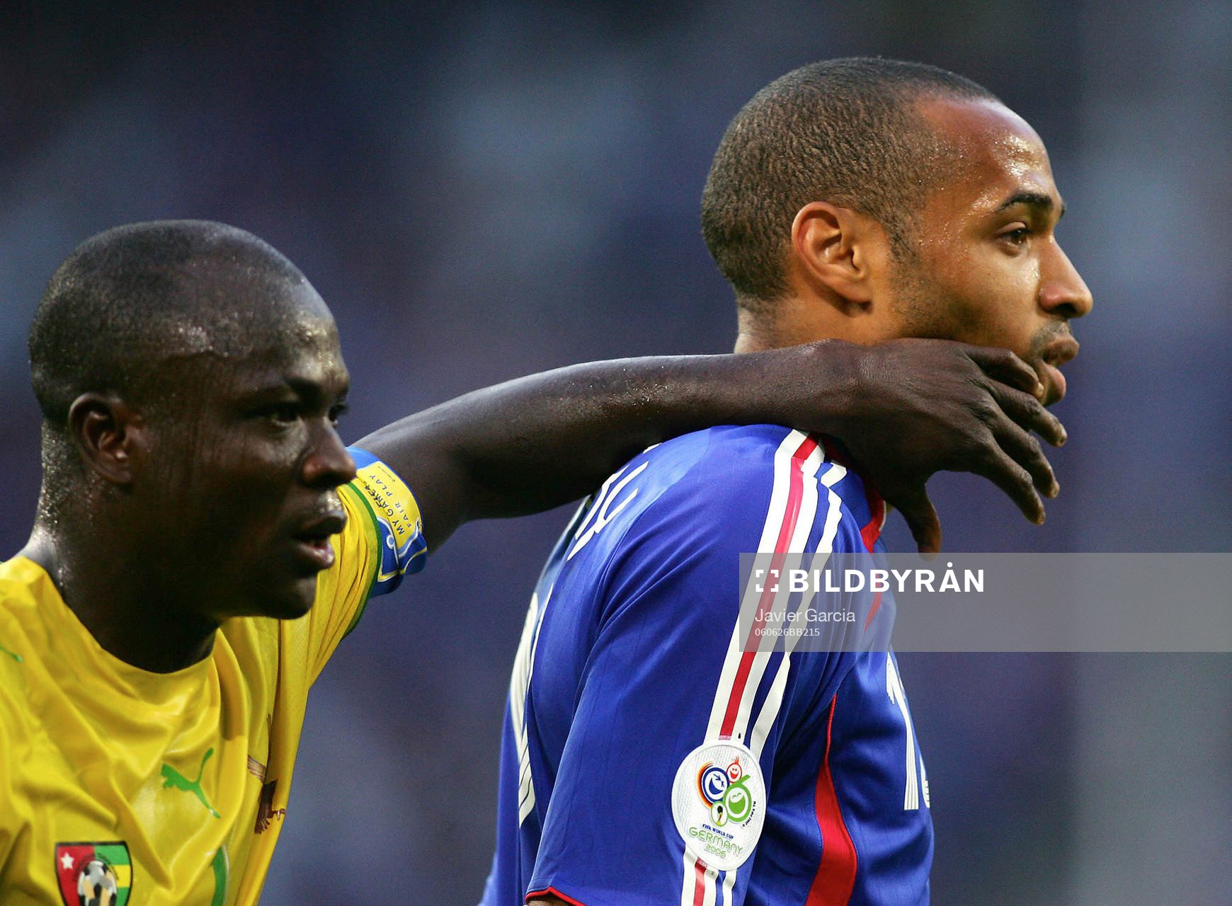 Thierry Henry, Frankrike och Jean-Paul Abalo, Togo
