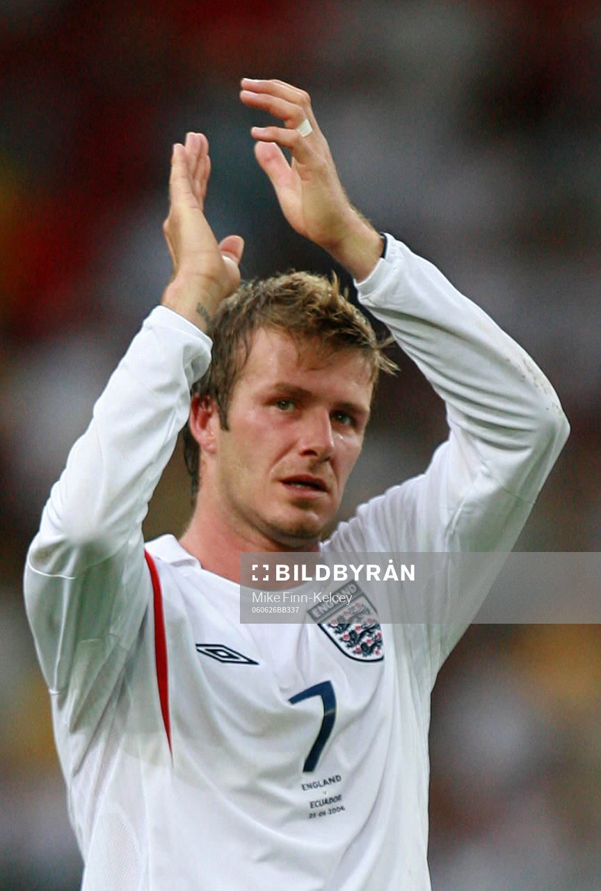 David Beckham, England (Jubel)