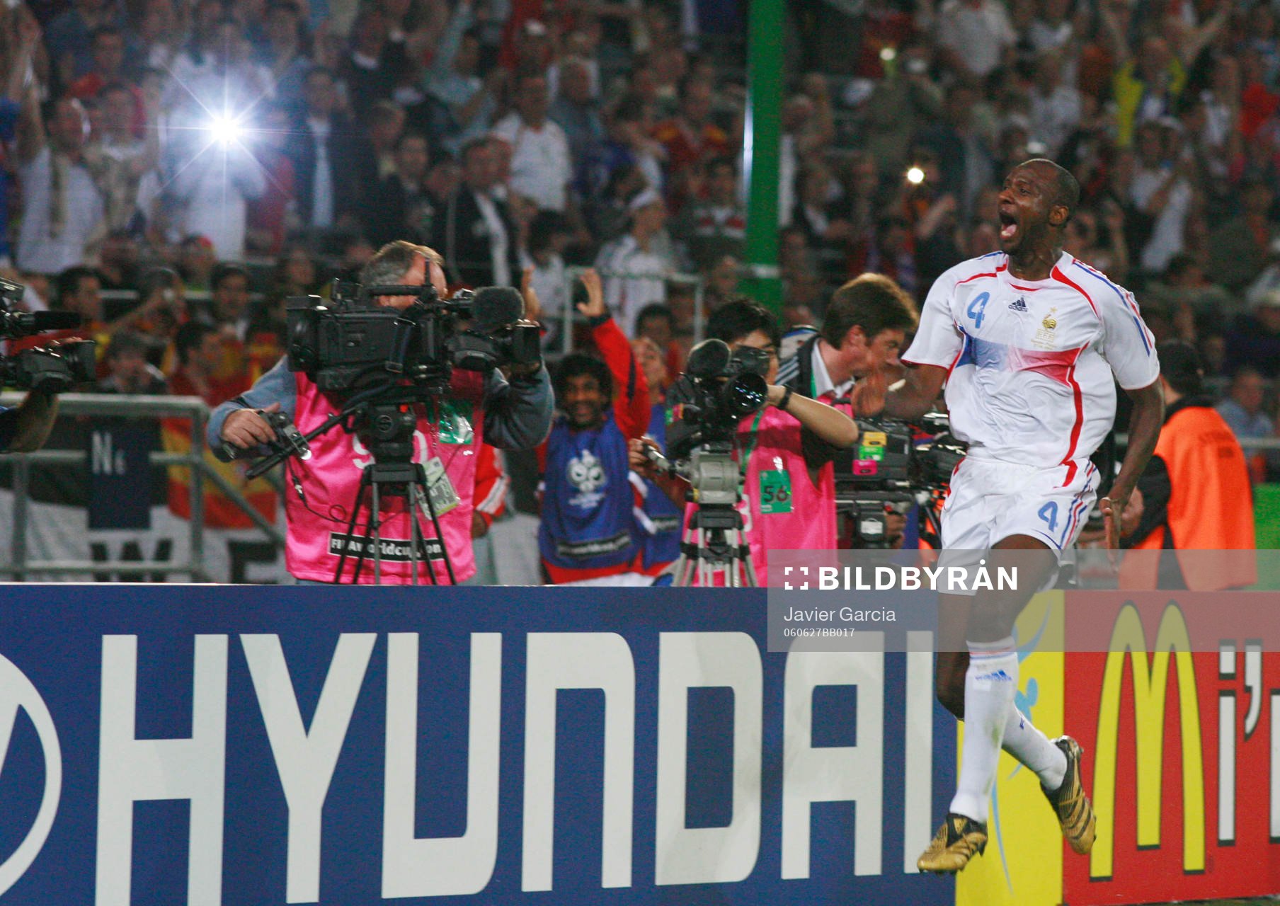 Patrick Vieira, Frankrike (Jubel)