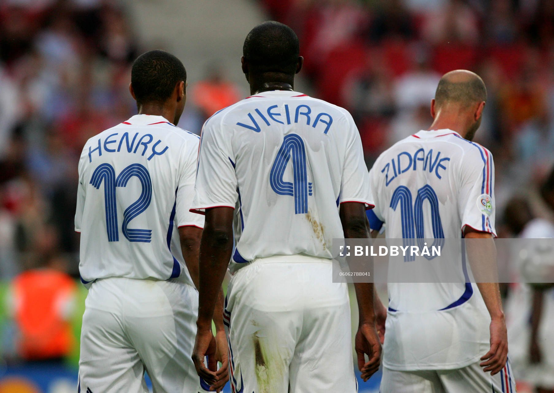 Thierry Henry, Patrick Vieira och Zinedine Zidane, Frankrike