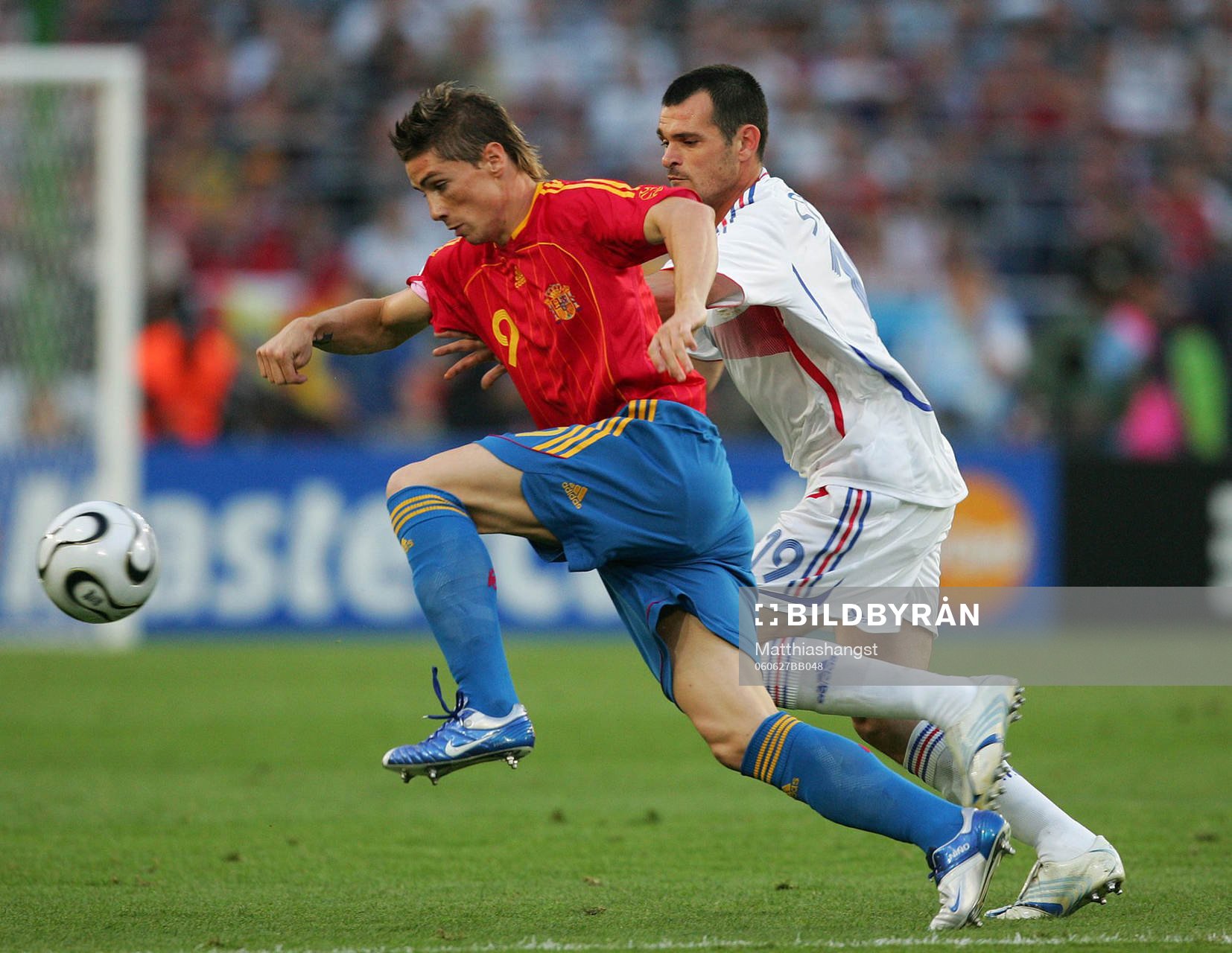 Fernando Torres, Spanien och Willy Sagnol, Frankrike