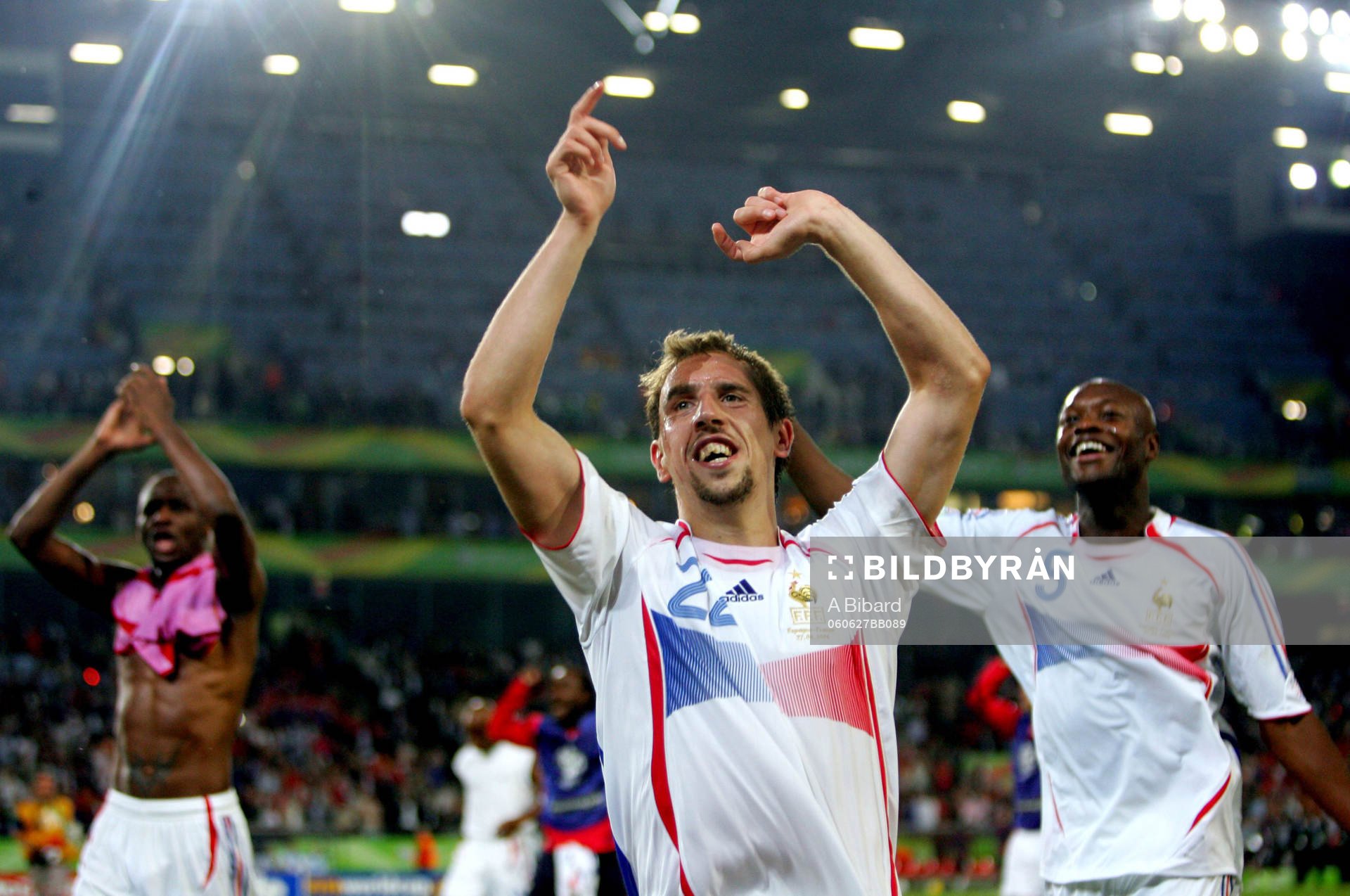 Franck Ribery, Frankrike, jubel