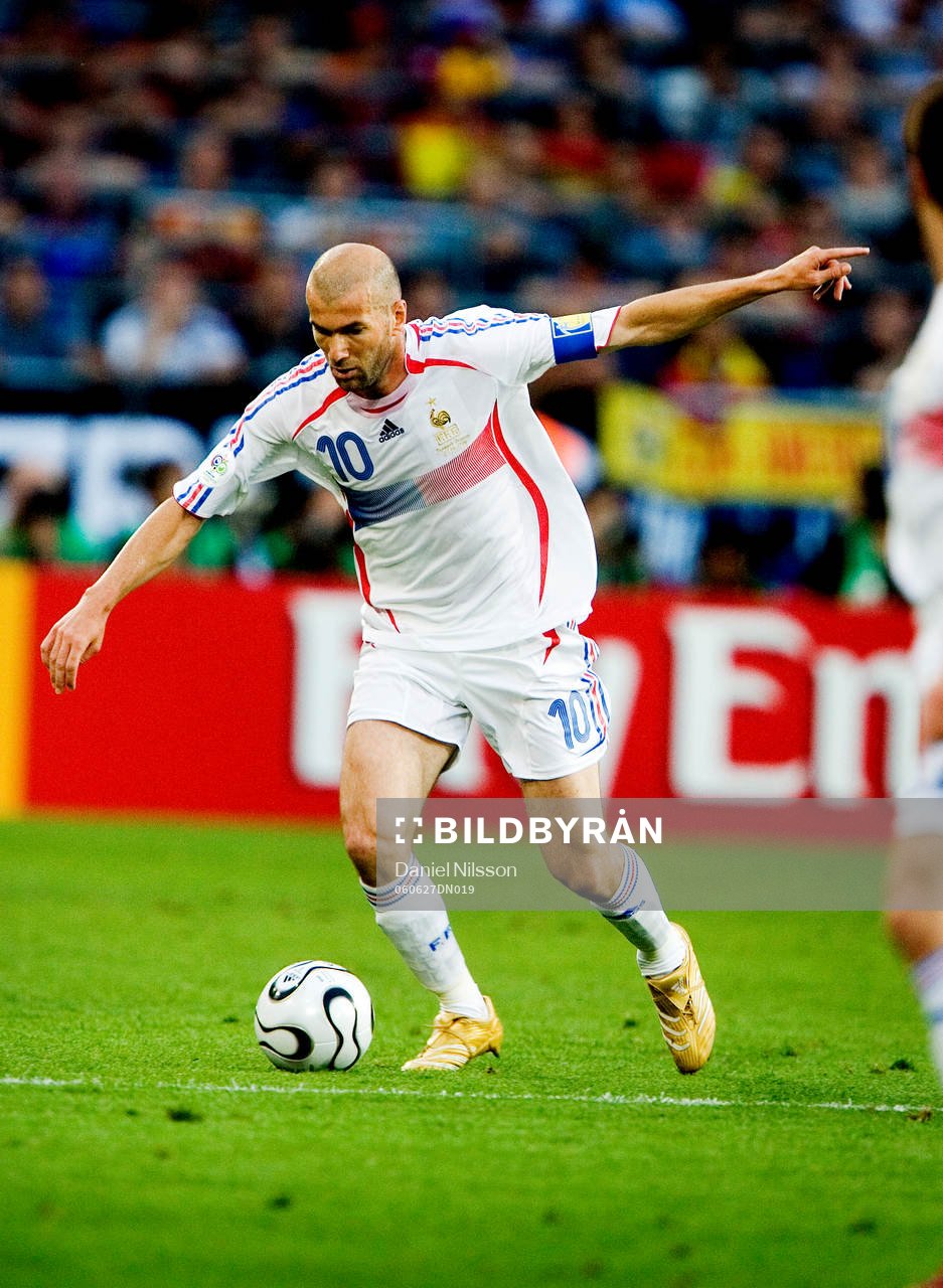 Zinedine Zidane, lagkapten Frankrike