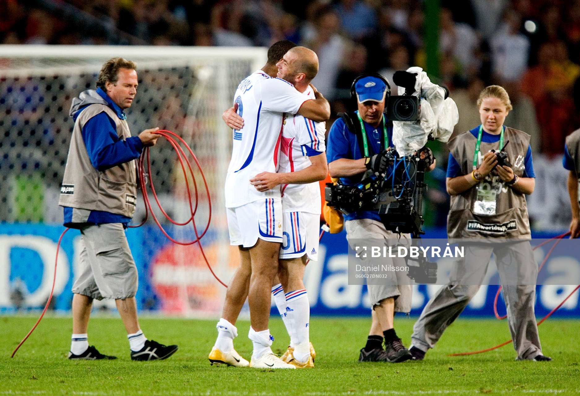 Fotboll, VM 2006, Thierry Henry och Zinedine Zidane,