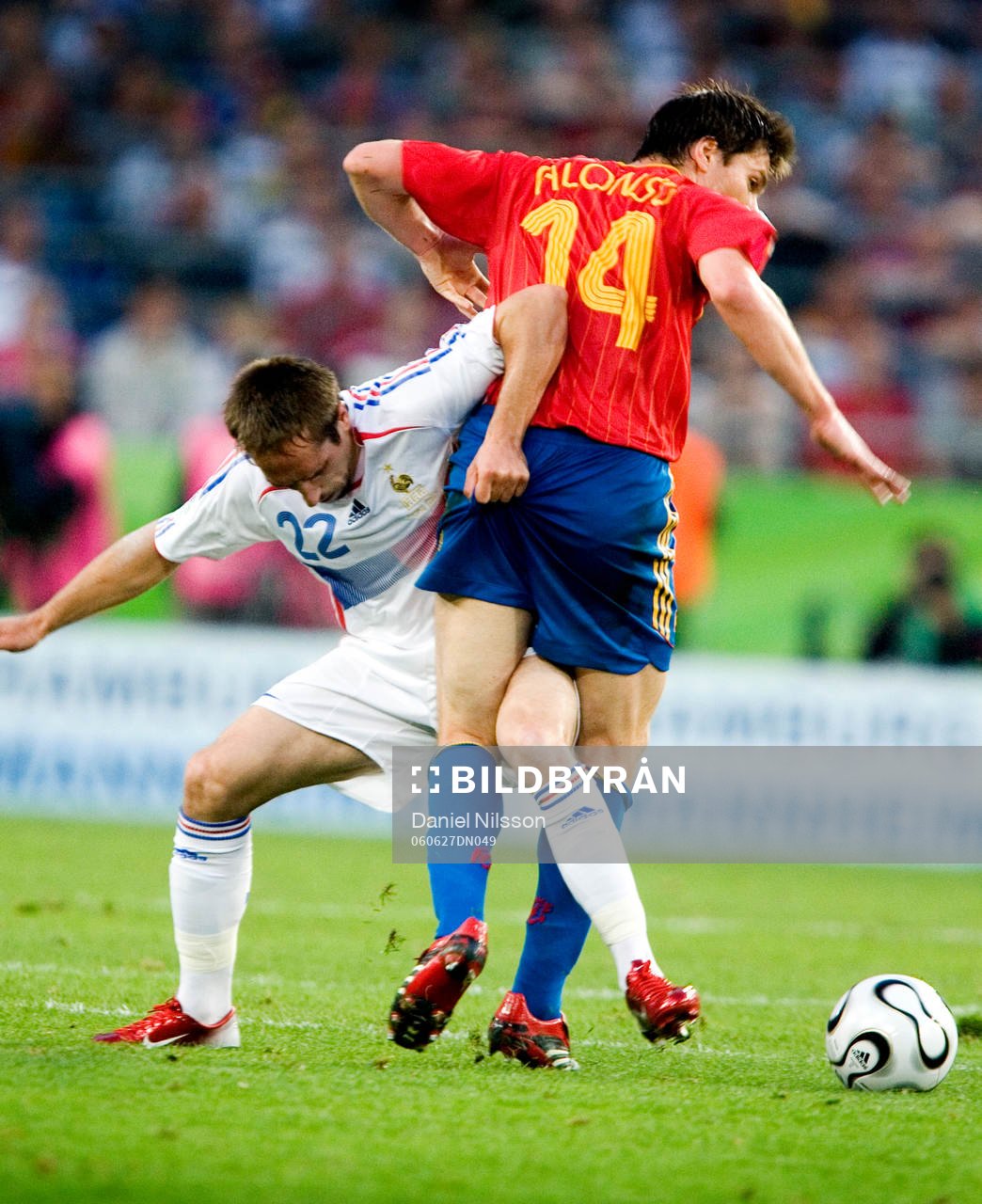 Frank Ribery, Frankrike och Xabi Alonso, Spanien