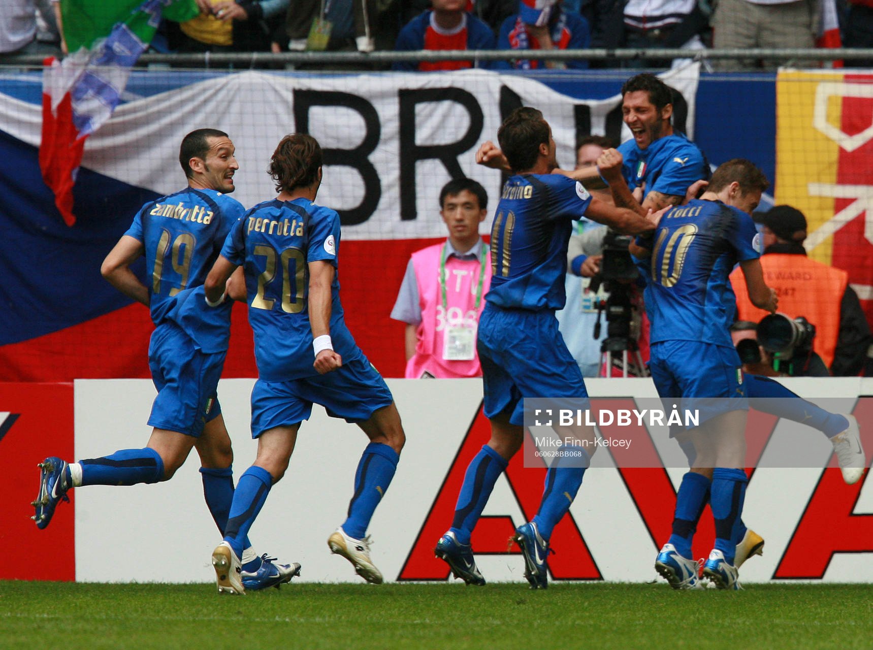 Marco Materazzi, Italien (Jubel)