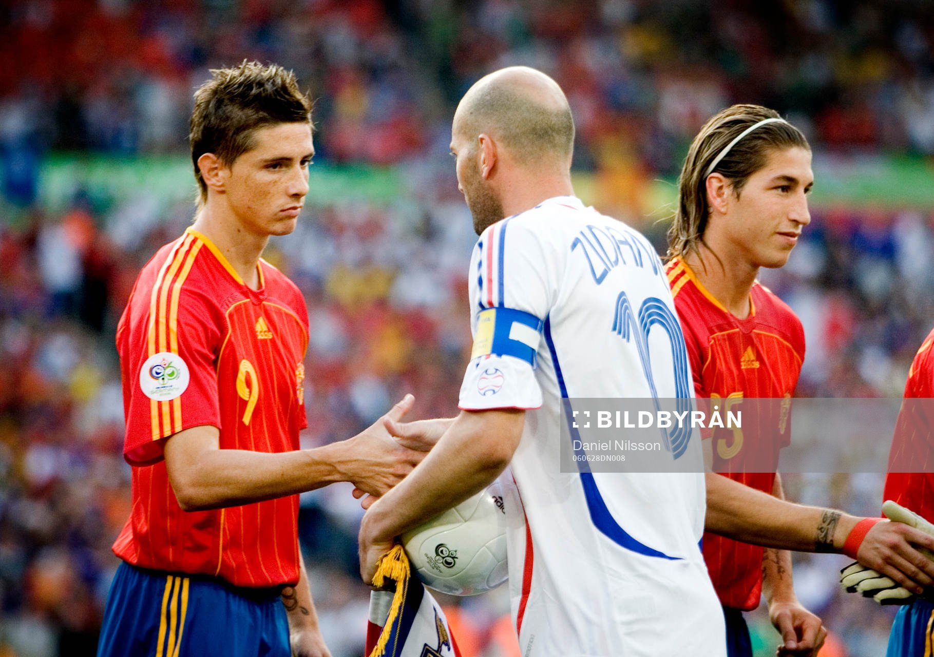 Fernando Torres, Spanien och Zinedine Zidane, Frankrike