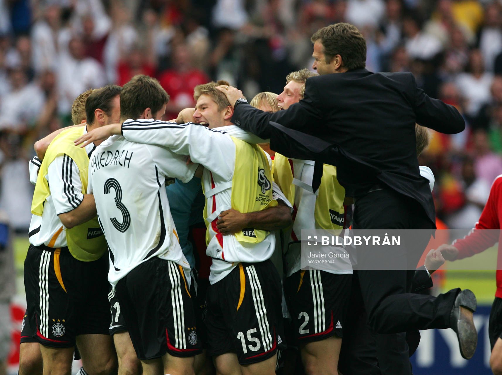  Oliver Bierhoff, Tyskland bråkar med Argentina efter matchen