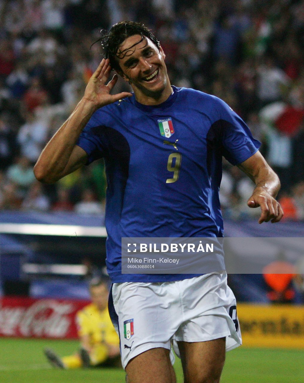 Luca Toni, Italien (Jubel)