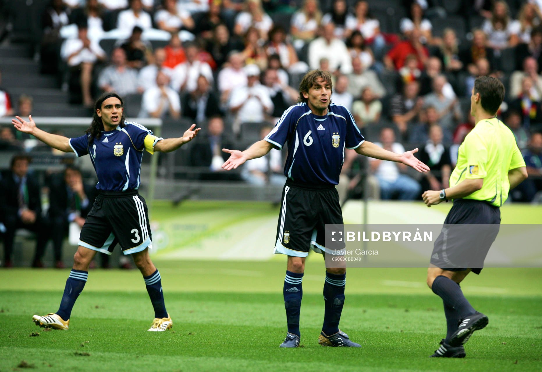 Juan Sorin och Gabriel Heinze, Argentina klagar på Lubos
