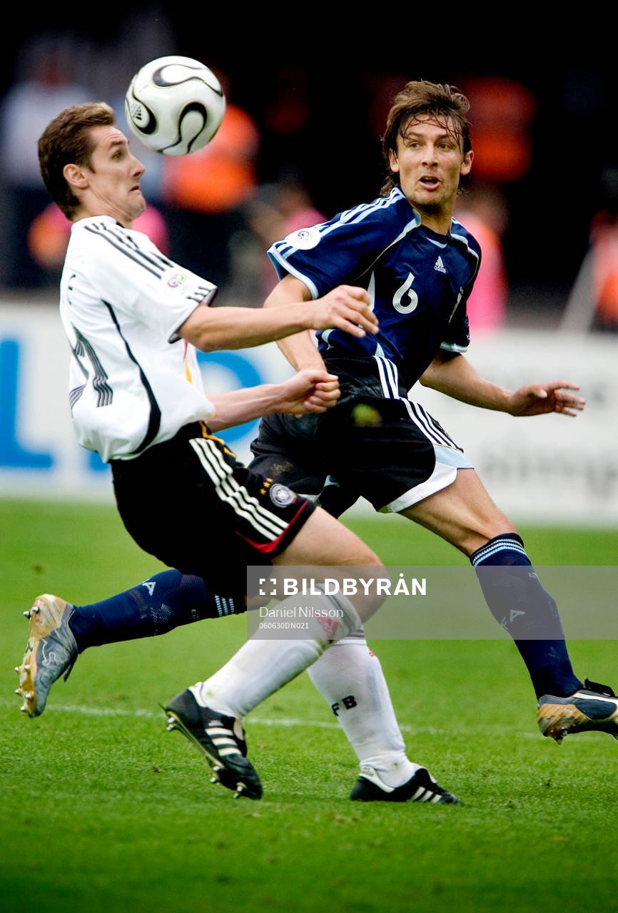 Miroislav Klose, Tyskland och Gabriel Heinze, Argentina