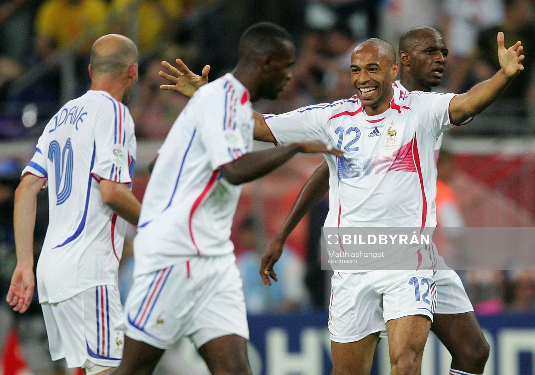 Thierry Henry, Frankrike, jubel