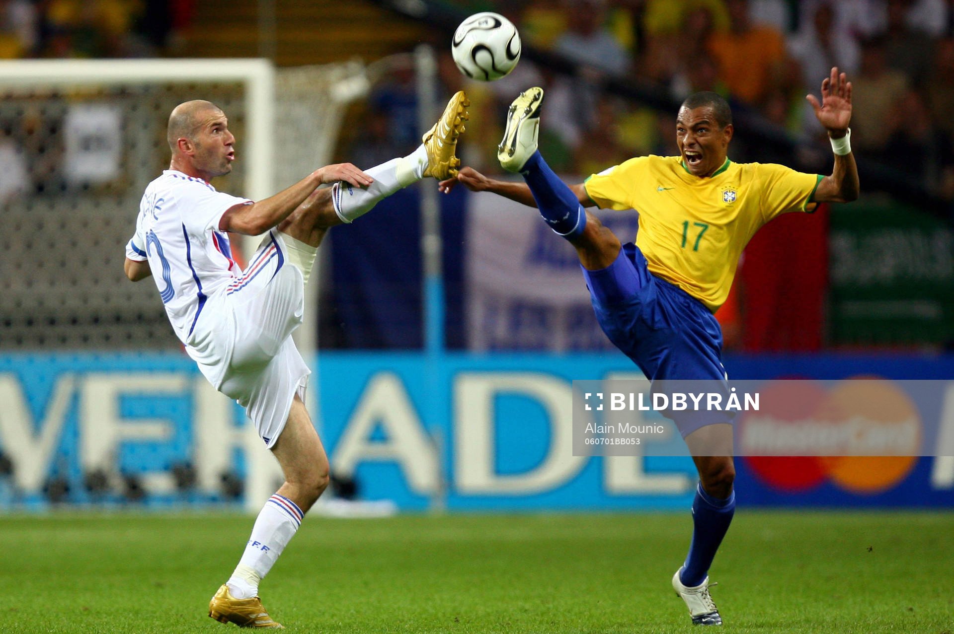 Zinedine Zidane och Gilberto Silva