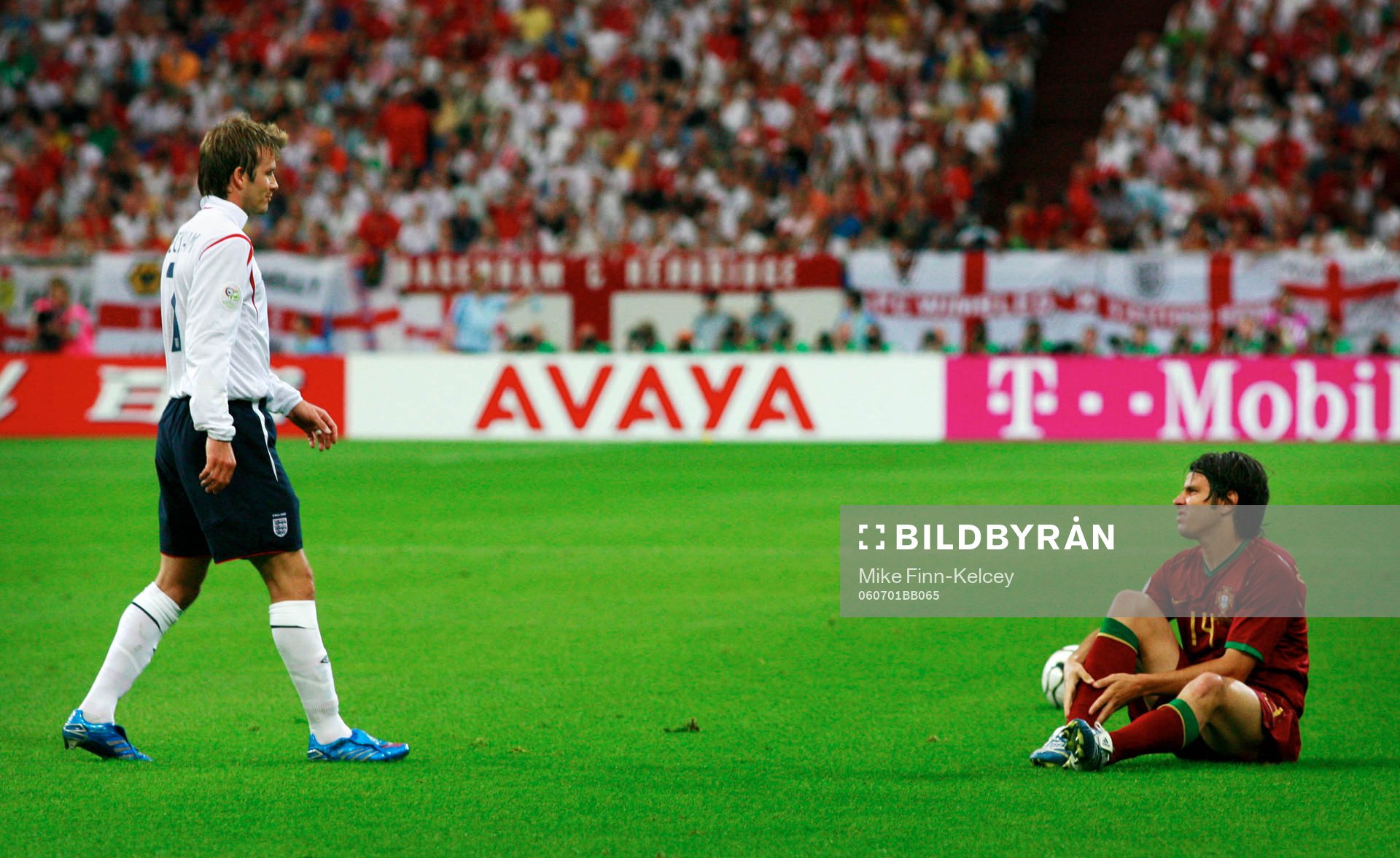 Fotboll, VM 2006, Kvartsfinal, England - Portugal