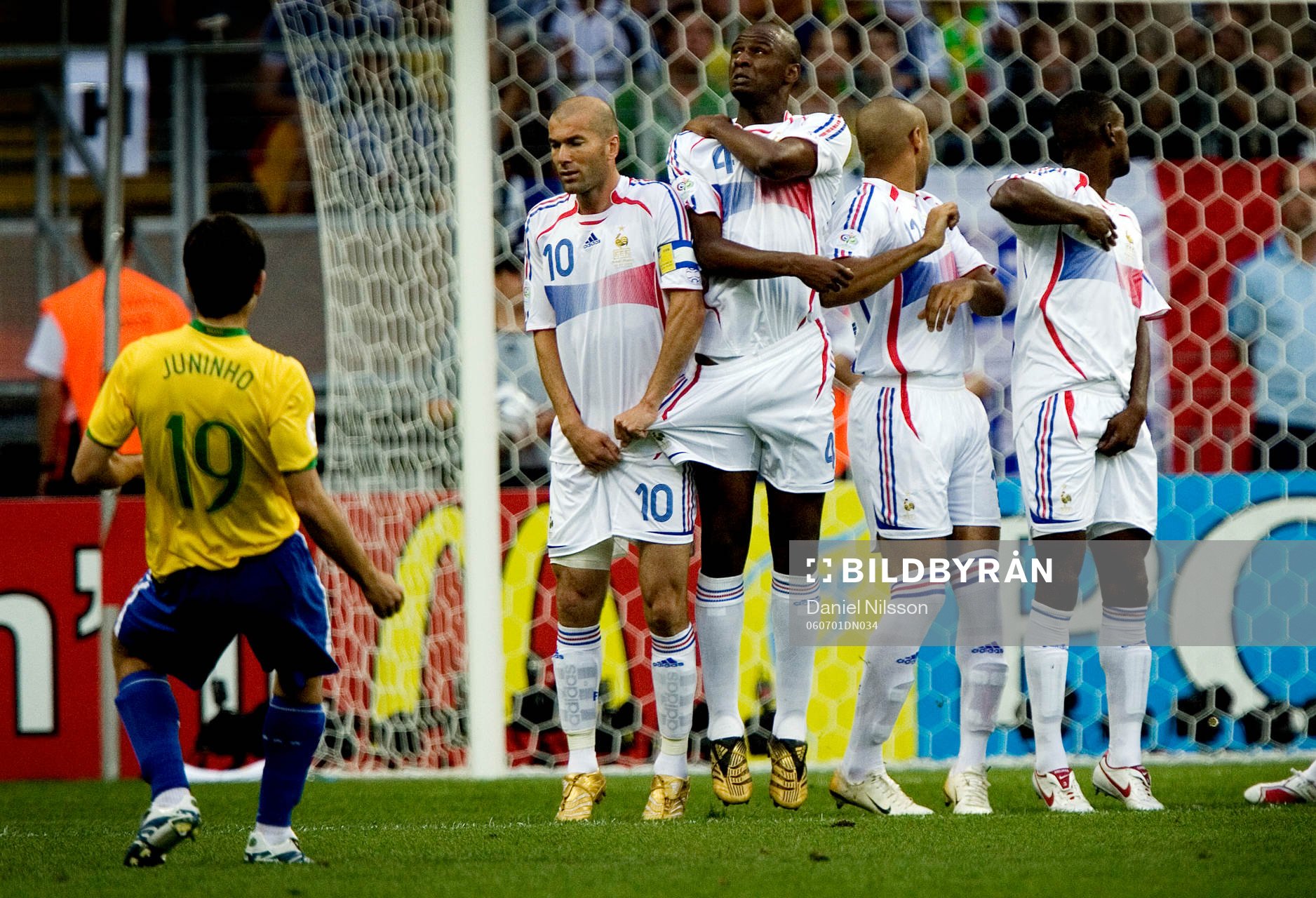 Mur, Frispark, Zinedine Zidane, Patrick Vieira, Thierry