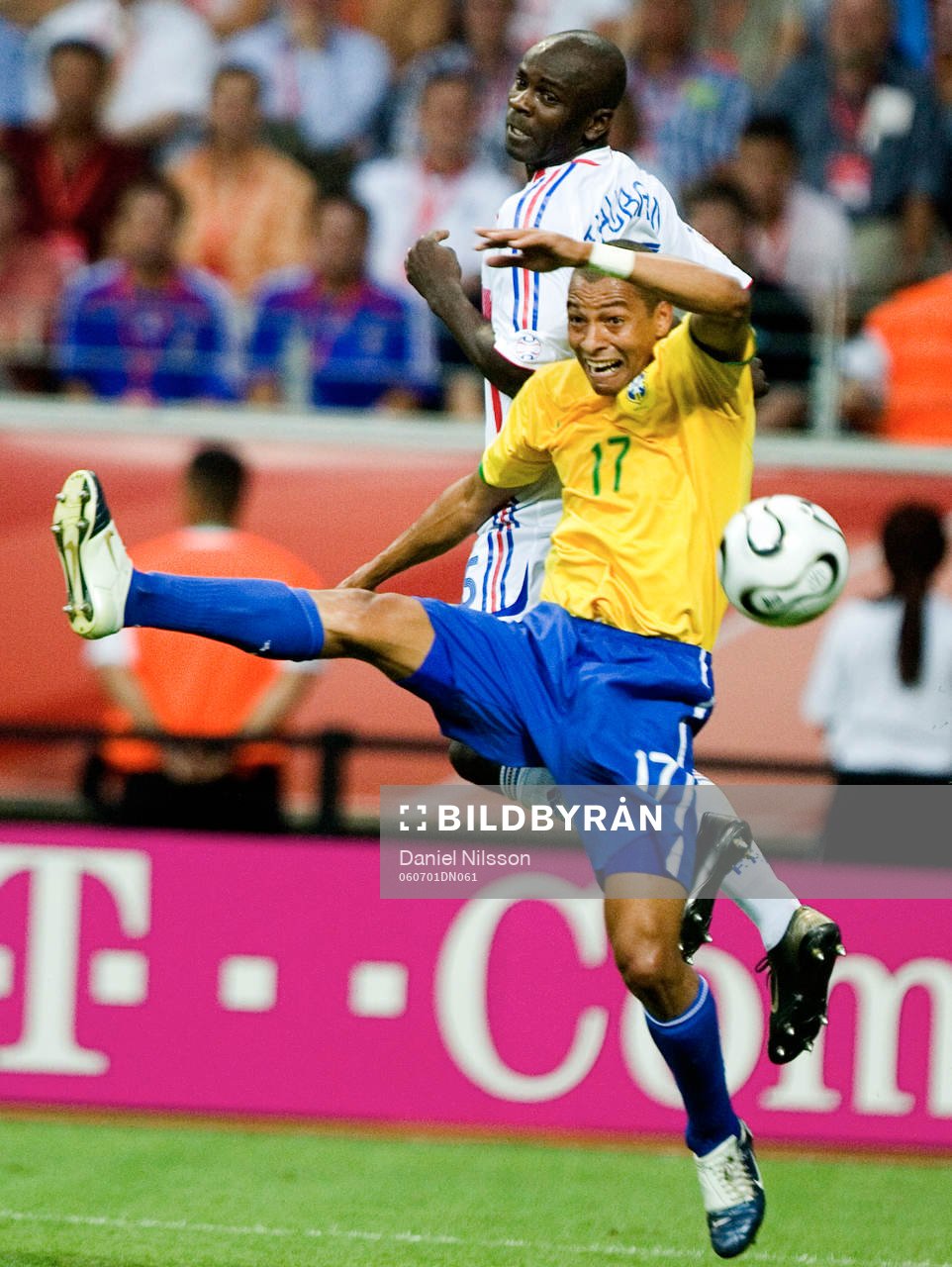 Gilberto Silva, Brasilien och  Lilian Thuram, Frankrike