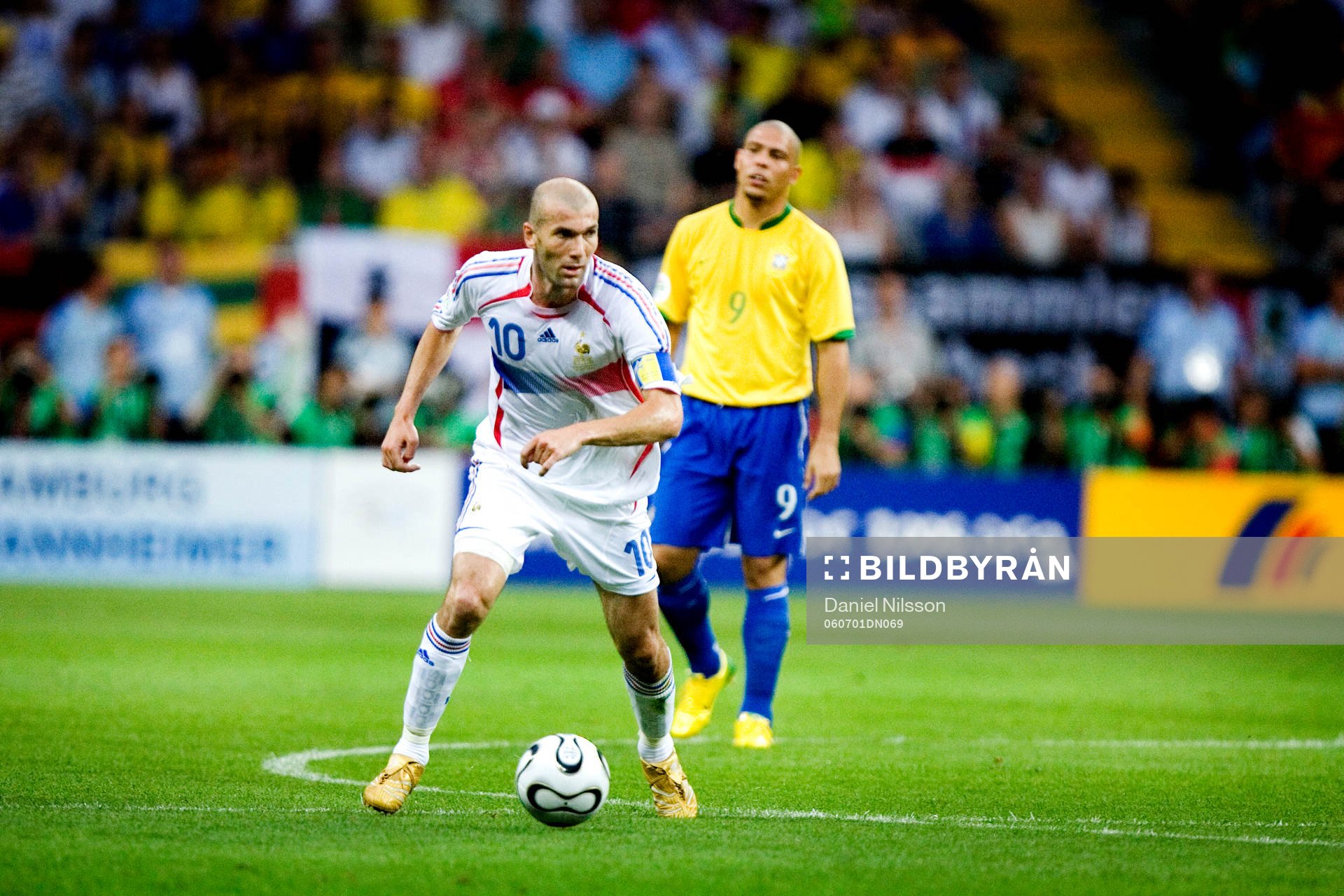 Zinedine Zidane, Frankrike och Ronaldo, Brasilien