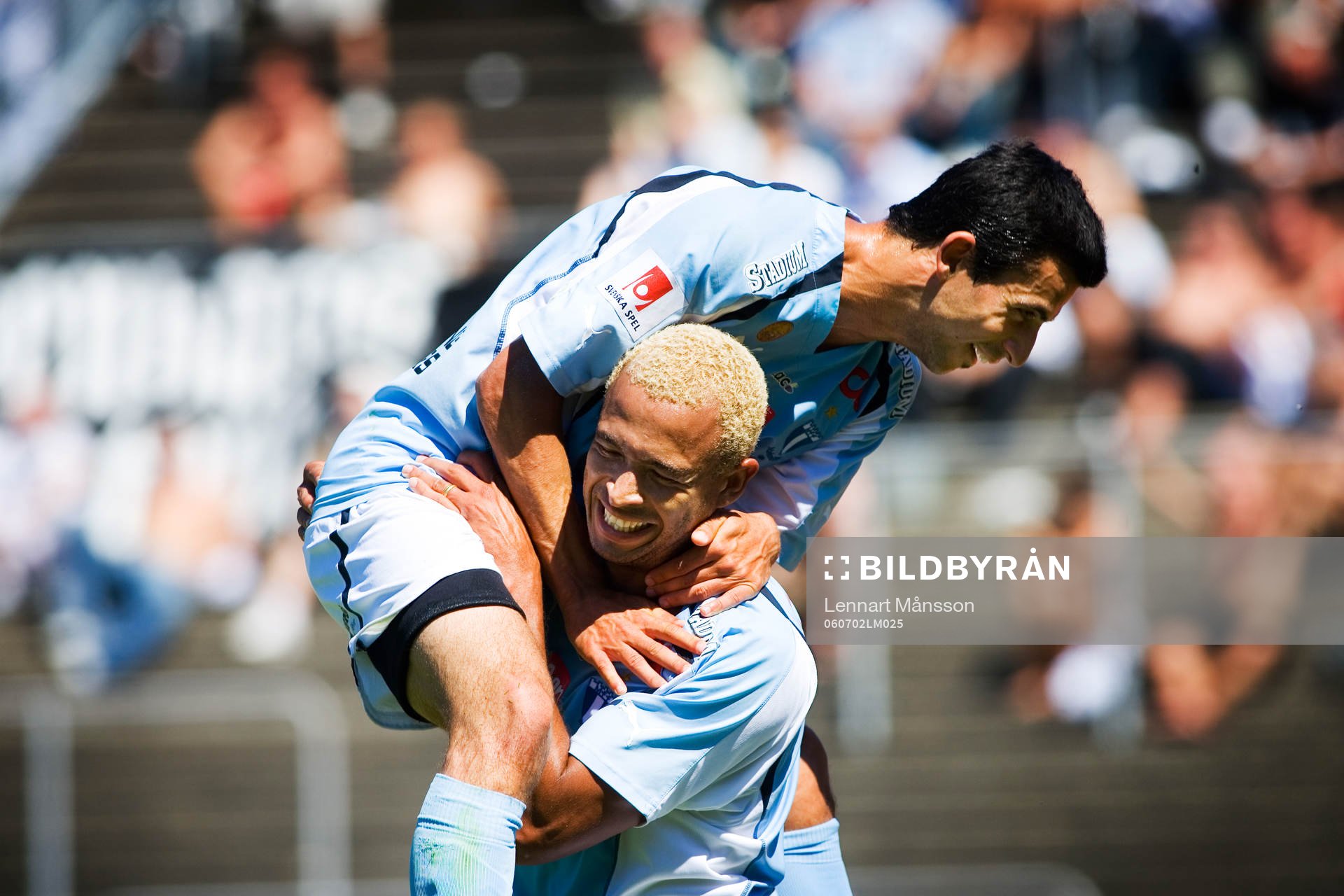 Junior och Behrang Safari, Malmö FF, jubel