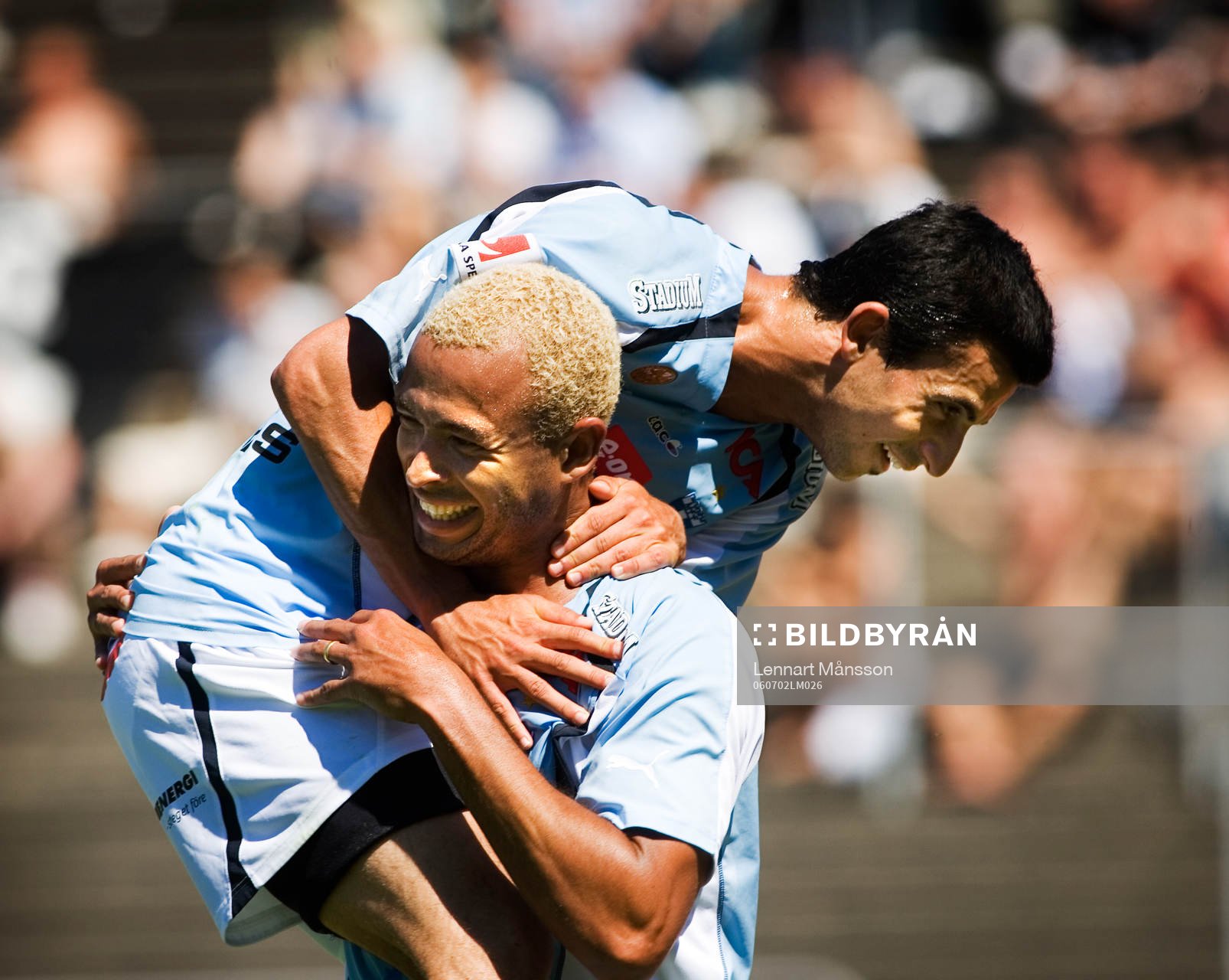 Junior och Behrang Safari, Malmö FF, jubel