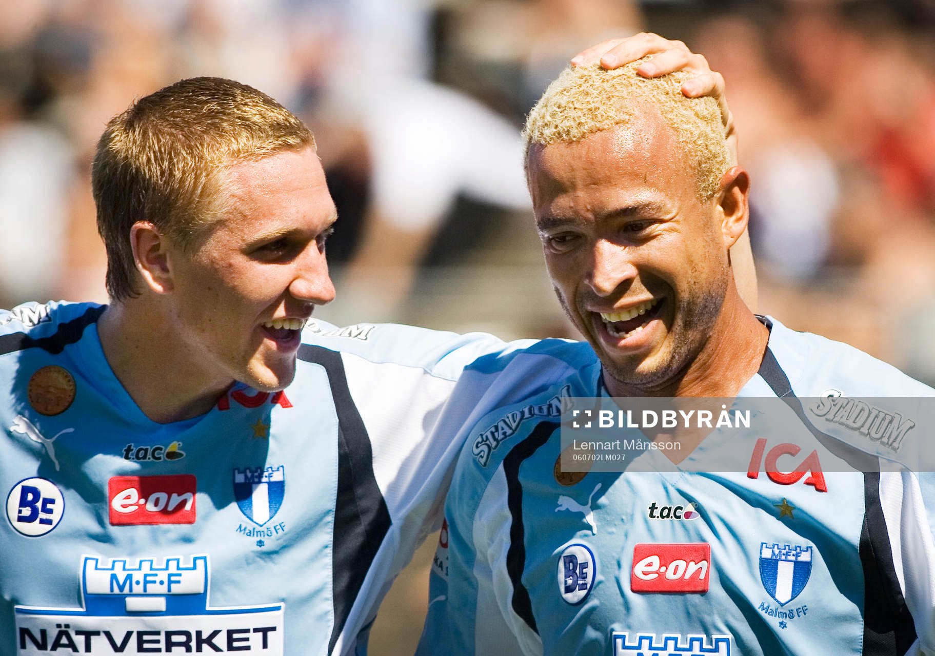 Junior och Marcus Pode, Malmö FF, jubel, glädje