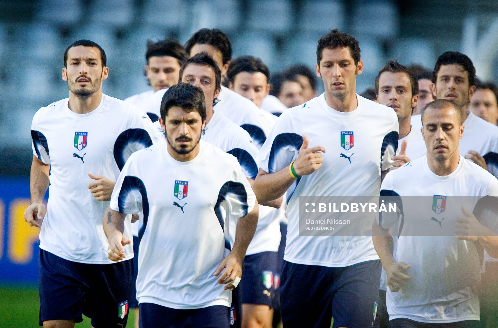 Fotboll, VM 2006, Träning Italien, Gennaro Gattuso,