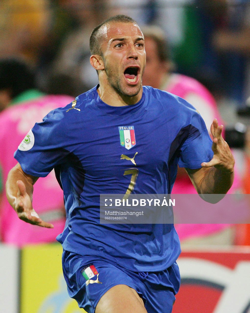 Alessandro del Piero, Italien, jubel