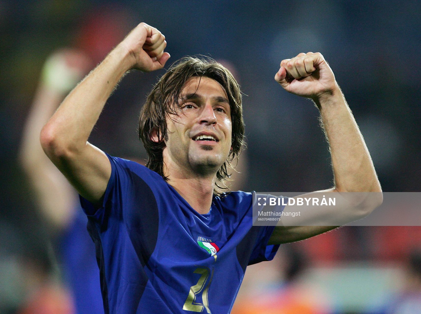 Andrea Pirlo, Italien, jubel