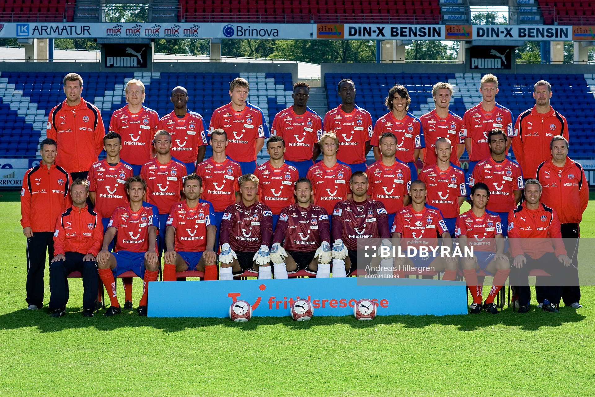 Fotboll, Allsvenskan, Henrik Larsson, Helsingborg lagbild