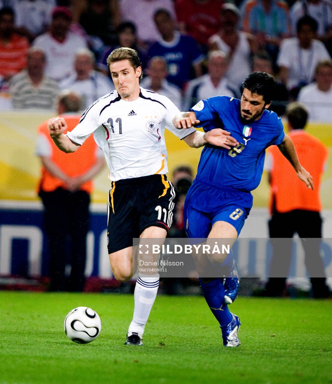 Miroslav Klose, Tyskland och Gennaro Gattuso, Italien