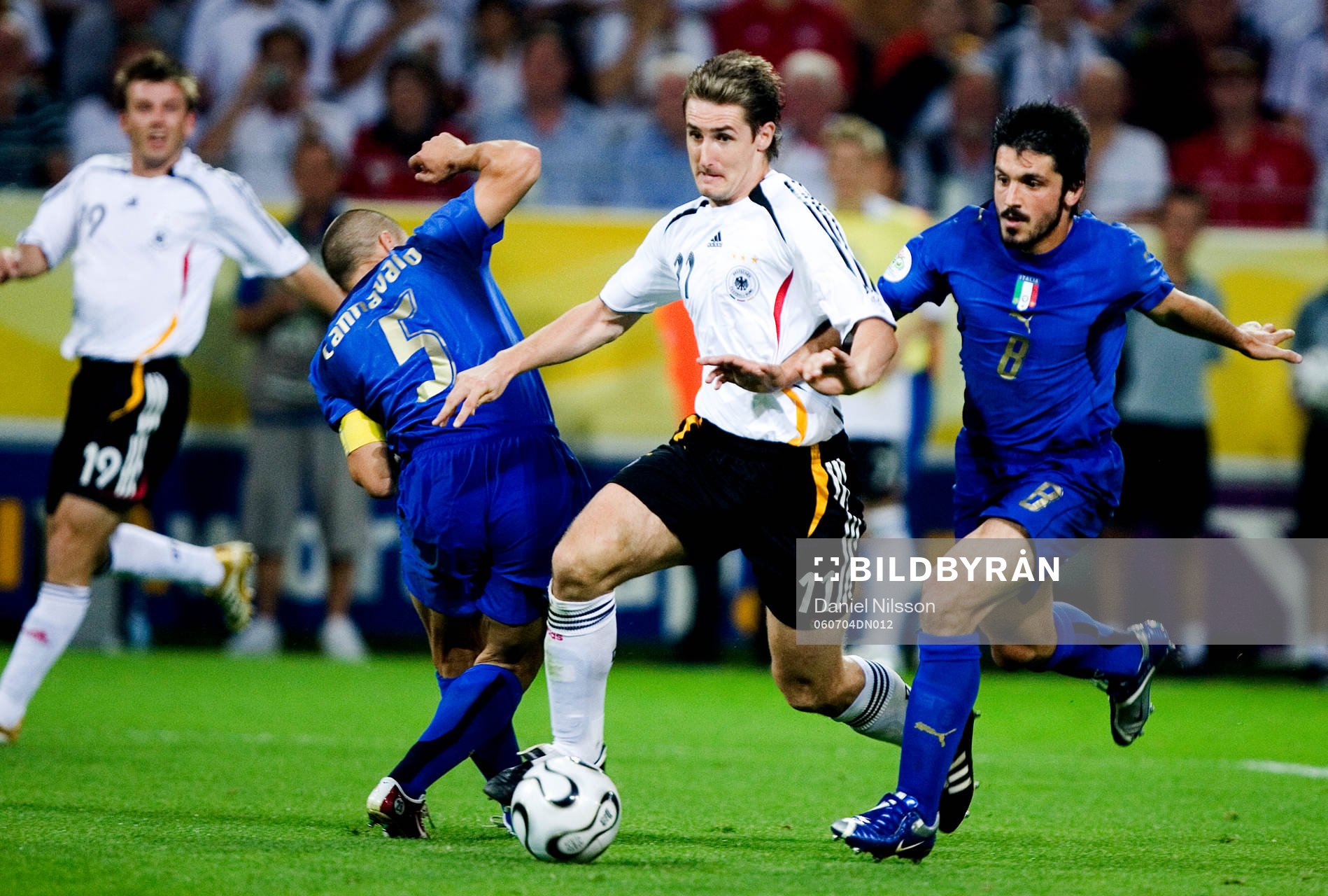 Miroslav Klose, Tyskland och Gennaro Gattuso, Italien
