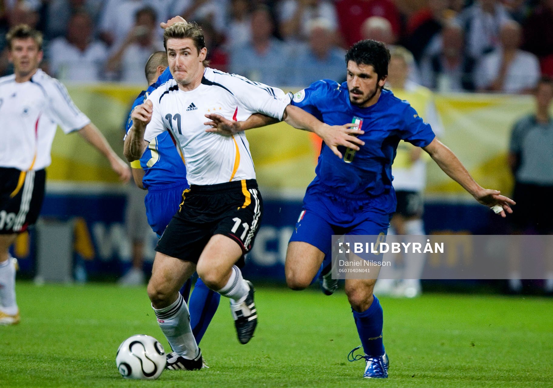 Miroslav Klose, Tyskland och Gennaro Gattusso, Italien