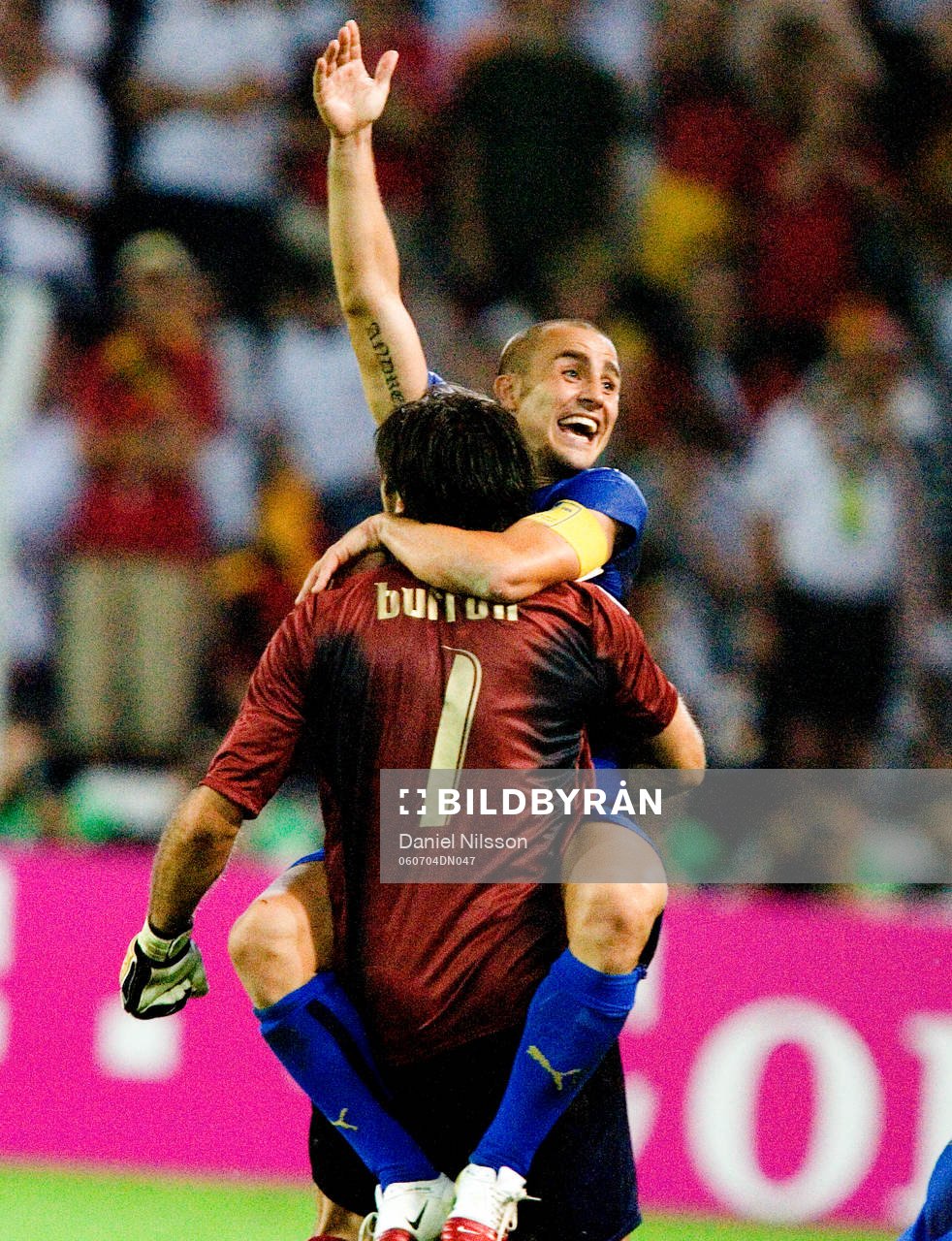 Fabio Cannavaro, Italien och Gianluigi Buffon, Italien,