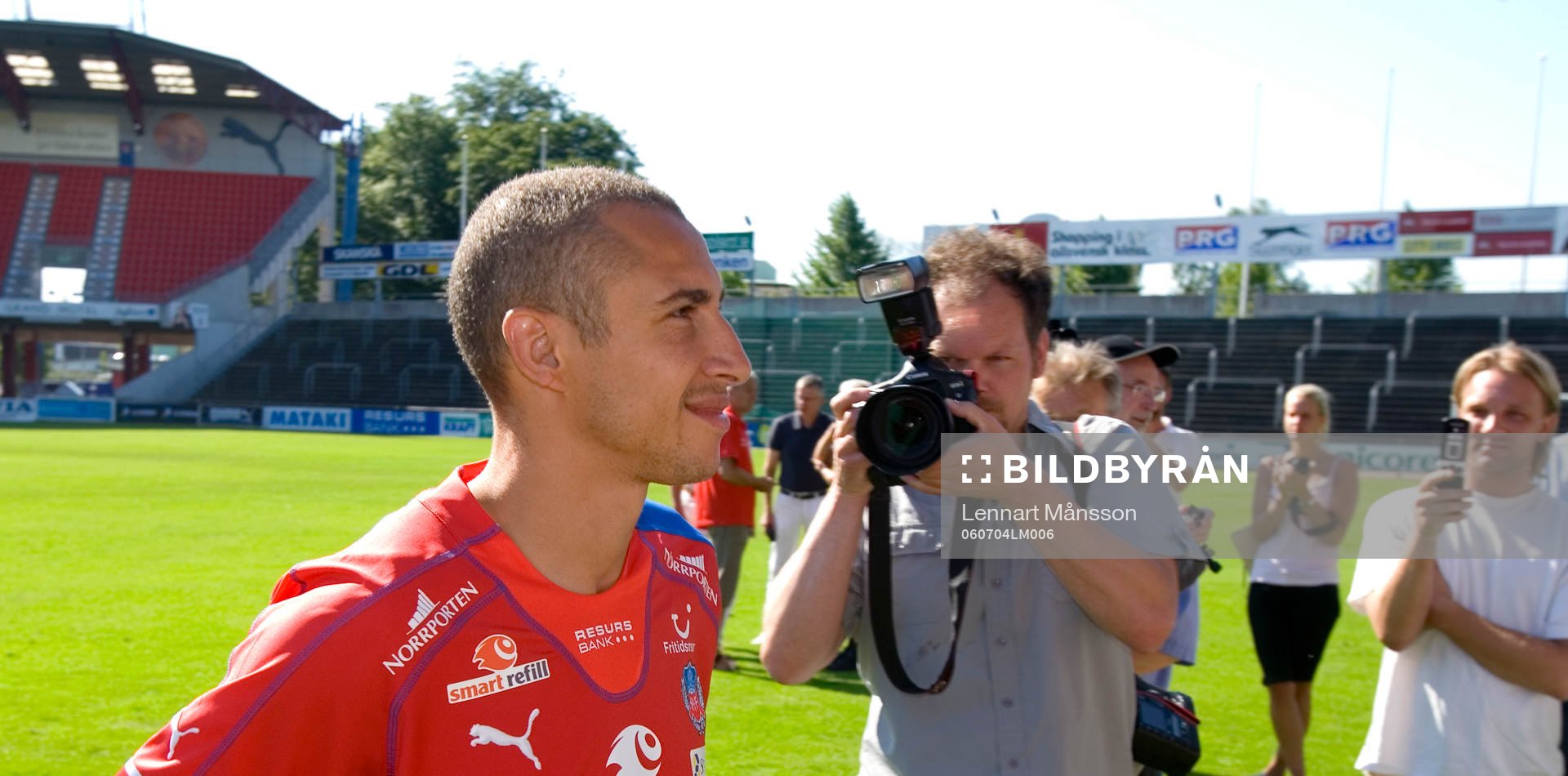 Henrik Henke Larsson tillbaka på Olympia