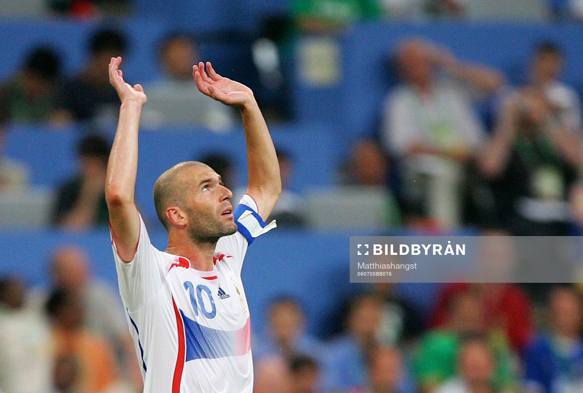 Jubel Zinedine Zidane, Frankrike