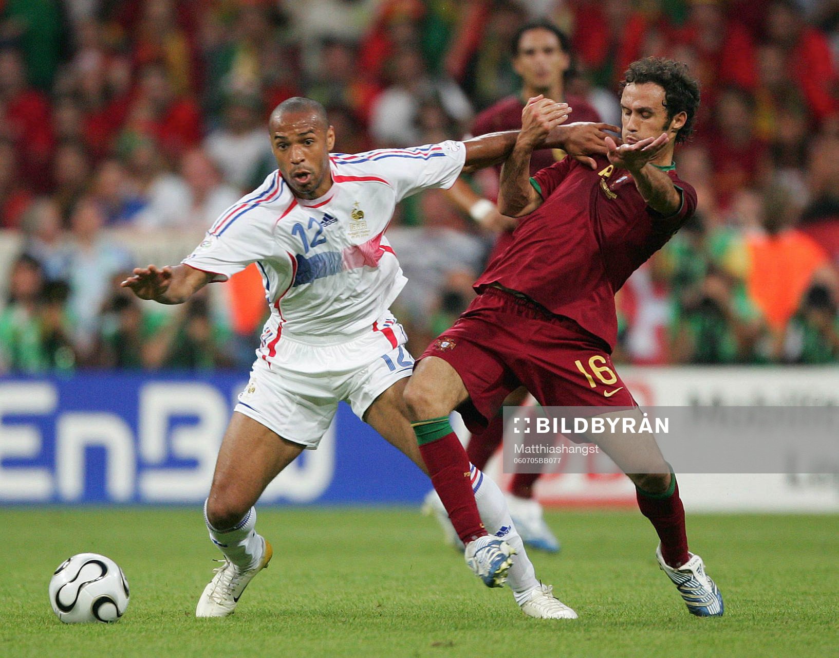 Thierry Henry och Ricardo Carvalho