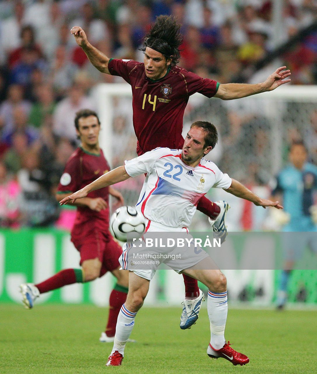 Nuno Valente och Franck Ribery