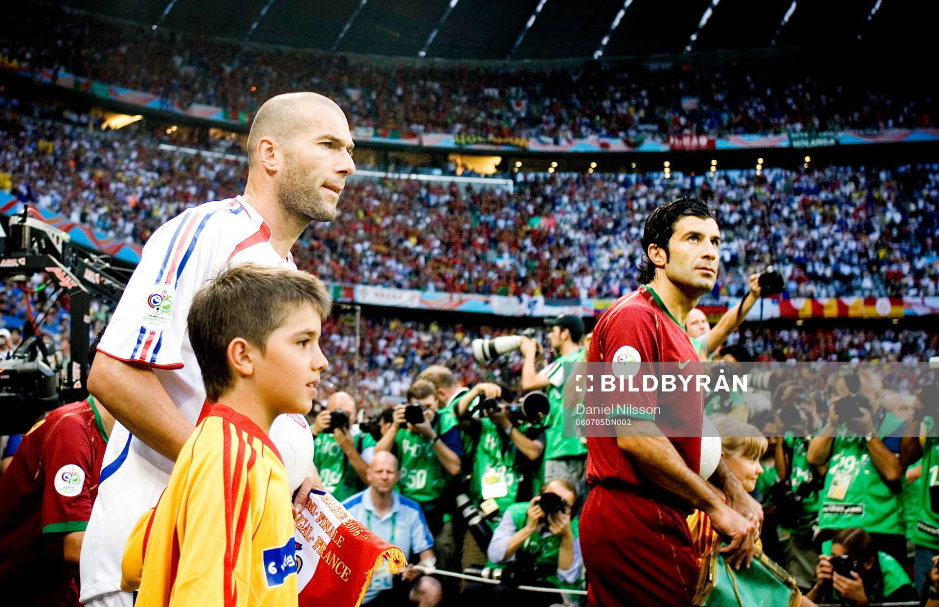 Zinedine Zidane, Frankrike och Luis Figo, Portugal.