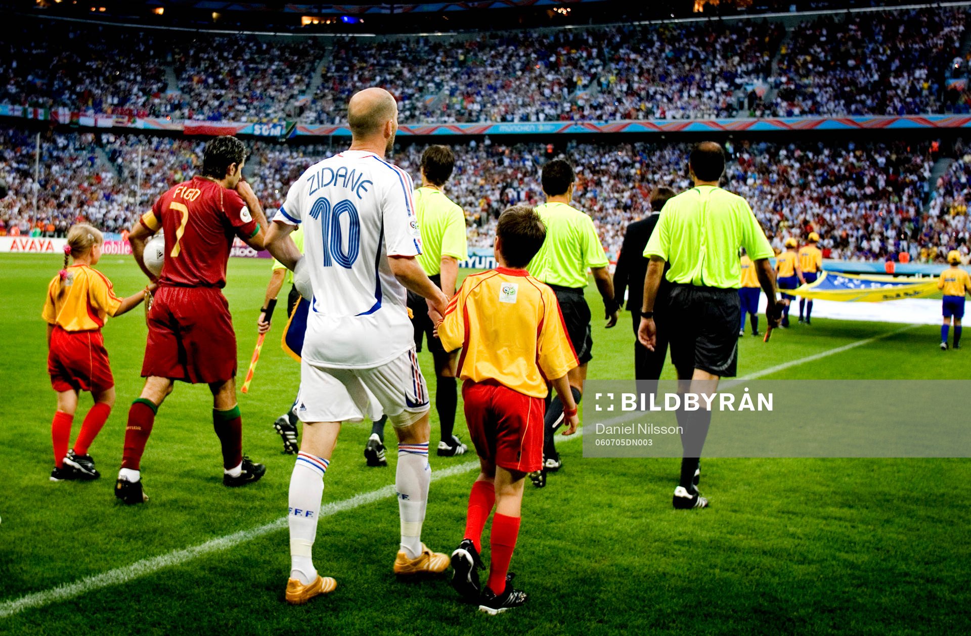 Zinedine Zidane, Frankrike och Luis Figo, Portugal.