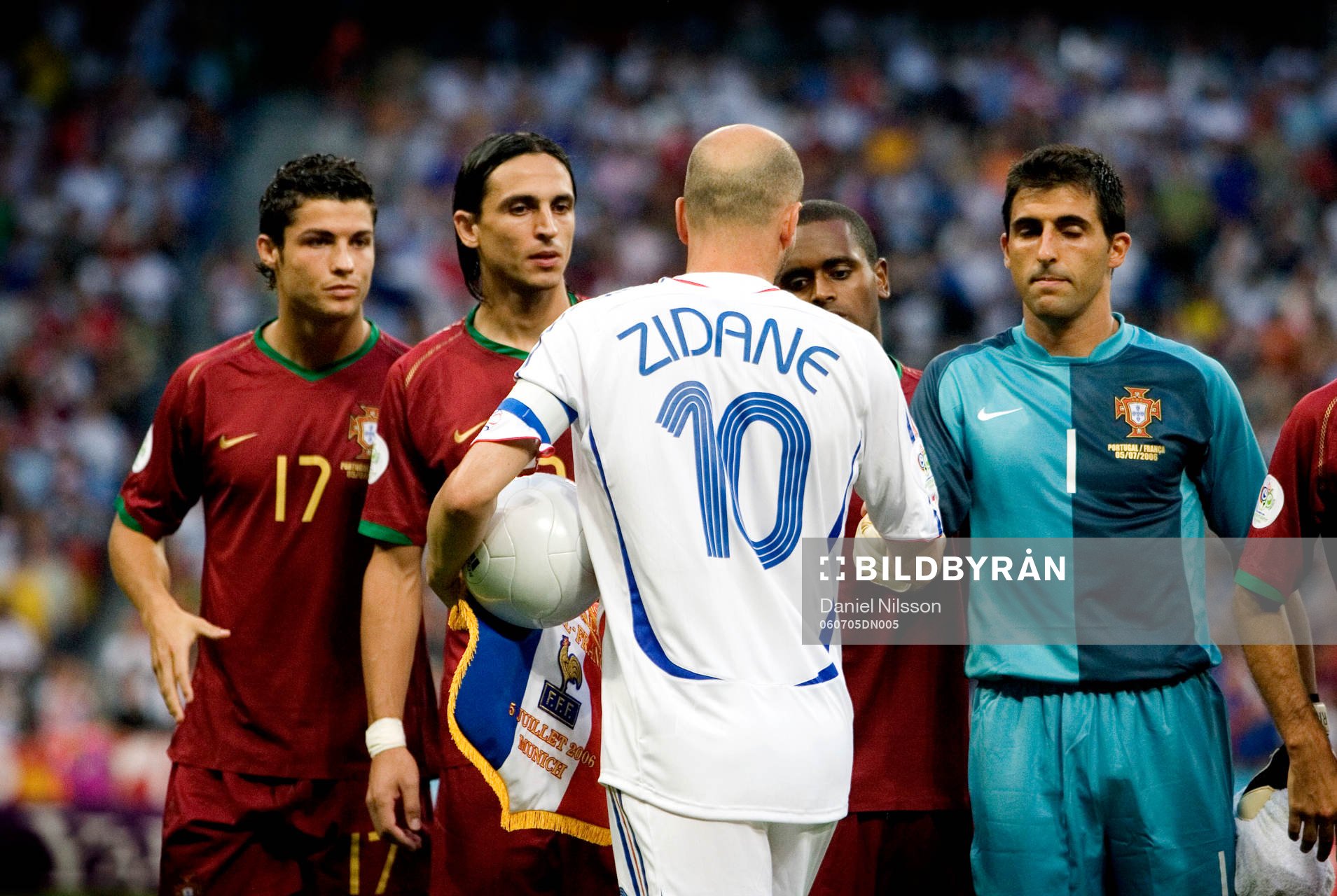 Zinedine Zidane, Frankrike och Cristiano Ronaldo och