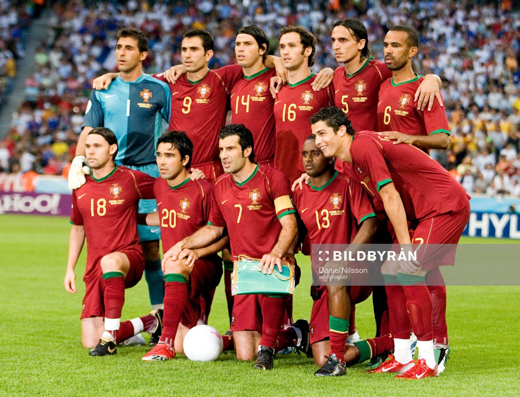 Fotboll, VM 2006, Lagbild, startelva, Portugal